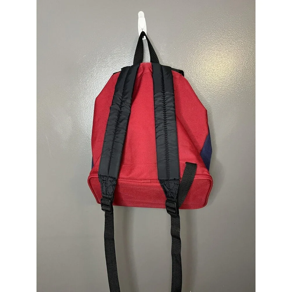 Vintage Access Sport Backpack Red Blue Black Drawstring Classic Daypack 90s Bag
